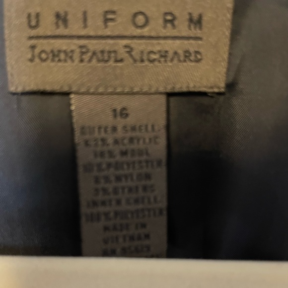 John Paul Richard Uniform jacket Sz 16 - Picture 3 of 7
